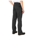 Black - Back - Iron Mountain Mens Multi Pocket Cargo Trousers