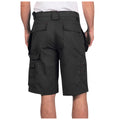 Black - Back - Lee Cooper Mens Cargo Shorts