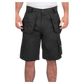 Black - Side - Lee Cooper Mens Cargo Shorts