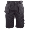 Grey - Front - Lee Cooper Mens Cargo Shorts