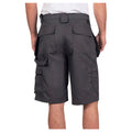 Grey - Back - Lee Cooper Mens Cargo Shorts