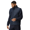 Navy - Side - Regatta Mens Steller Thermo-Guard Bodywarmer - Gilet