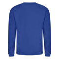 Bright Royal - Back - AWDis Just Hoods AWDis Unisex Crew Neck Plain Sweatshirt (280 GSM)