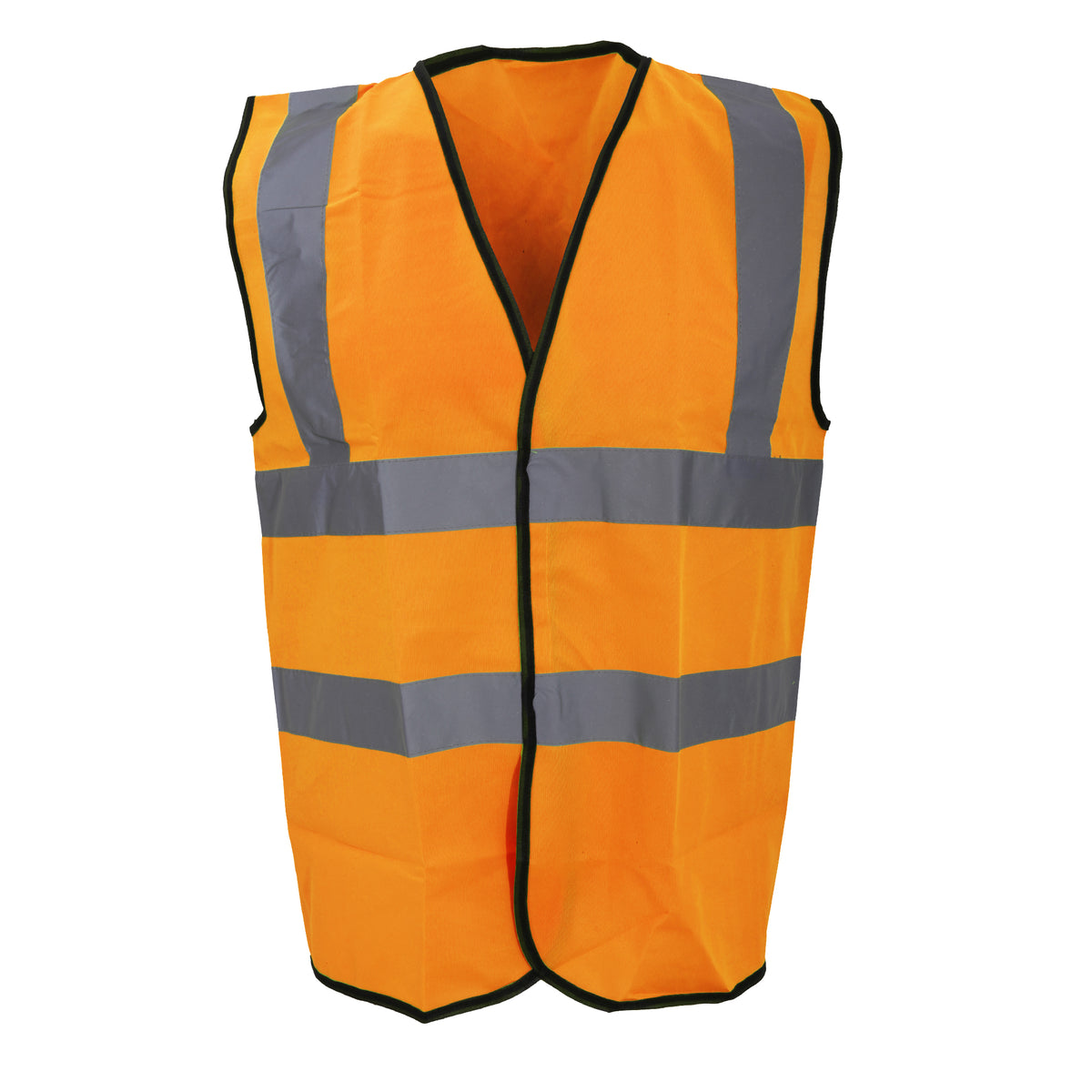 Warrior Mens High Visibility Safety Waistcoat / Vest WR001