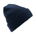 French Navy - Front - Beechfield Heritage Ladies-Womens Premium Plain Winter Beanie