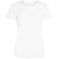 Arctic White - Front - AWDis Just Cool Womens-Ladies Sports Plain T-Shirt