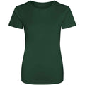 Bottle Green - Front - AWDis Just Cool Womens-Ladies Sports Plain T-Shirt