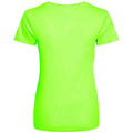 Electric Green - Back - AWDis Just Cool Womens-Ladies Sports Plain T-Shirt