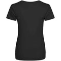 Jet Black - Back - AWDis Just Cool Womens-Ladies Sports Plain T-Shirt