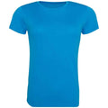 Sapphire Blue - Front - AWDis Just Cool Womens-Ladies Sports Plain T-Shirt