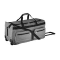 Heather Grey - Front - SOLS Voyager Rolling Travel Holdall Bag