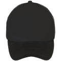 Black - Side - SOLS Unisex Bubble Contrast Cap