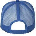 White-Royal Blue - Back - SOLS Unisex Bubble Contrast Cap