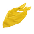 Yellow - Front - SOLs Unisex Plain Bandana