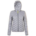 Metal Grey - Front - SOLS Womens-Ladies Ray Padded Jacket