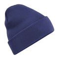 Oxford Navy - Front - Beechfield Unisex Original Cuffed Beanie Winter Hat