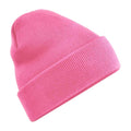 True Pink - Front - Beechfield Unisex Original Cuffed Beanie Winter Hat