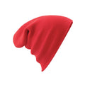 Bright Red - Back - Beechfield Unisex Original Cuffed Beanie Winter Hat