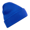 Bright Royal Blue - Front - Beechfield Unisex Original Cuffed Beanie Winter Hat