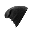 Charcoal - Back - Beechfield Unisex Original Cuffed Beanie Winter Hat