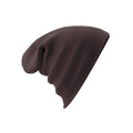 Chocolate - Back - Beechfield Unisex Original Cuffed Beanie Winter Hat