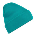 Emerald - Front - Beechfield Unisex Original Cuffed Beanie Winter Hat