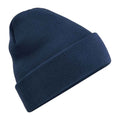 French Navy - Front - Beechfield Unisex Original Cuffed Beanie Winter Hat