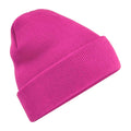 Fuchsia - Front - Beechfield Unisex Original Cuffed Beanie Winter Hat