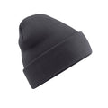 Graphite Grey - Front - Beechfield Unisex Original Cuffed Beanie Winter Hat