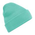 Mint - Front - Beechfield Unisex Original Cuffed Beanie Winter Hat