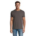 Dark Grey - Back - SOLS Mens Regent Short Sleeve T-Shirt