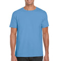 Carolina Blue - Front - Gildan Mens Soft Style Ringspun T Shirt