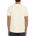 Natural - Back - Gildan Mens Soft Style Ringspun T Shirt