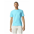 Sky Blue - Front - Gildan Mens Soft Style Ringspun T Shirt