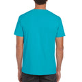 Tropical Blue - Back - Gildan Mens Soft Style Ringspun T Shirt