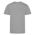 Heather Grey - Back - AWDis Mens Tri Blend T Shirt