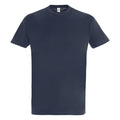 Navy - Front - SOLS Mens Imperial Heavyweight Short Sleeve T-Shirt