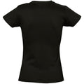 Deep Black - Back - SOLS Womens-Ladies Imperial Short-Sleeved T-Shirt