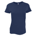 Navy - Front - SOLS Womens-Ladies Imperial Short-Sleeved T-Shirt