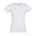 White - Front - SOLS Womens-Ladies Imperial Short-Sleeved T-Shirt