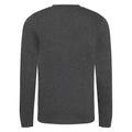 Heather Charcoal - Back - AWDis Mens Long Sleeve Tri-Blend T-Shirt