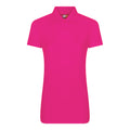 Fuchsia - Front - PRO RTX Womens-Ladies Pro Piqu Polo Shirt