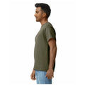 Olive Green - Side - Gildan Mens Hammer Heavyweight T-Shirt