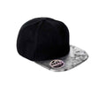 Black-Silver - Back - Result Mens Bronx Glitter Snapback Cap