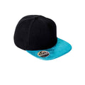 Black-Turquoise - Back - Result Mens Bronx Glitter Snapback Cap