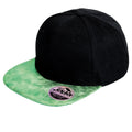 Black-Green - Front - Result Mens Bronx Glitter Snapback Cap