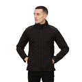 Black - Side - Regatta Mens Hydroforce Soft Shell Jacket