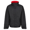 Black-Red - Front - Regatta Mens Dover Waterproof Insulated Jacket