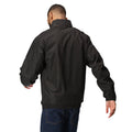 Black-Red - Back - Regatta Mens Dover Waterproof Insulated Jacket