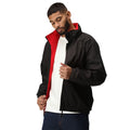 Black-Red - Side - Regatta Mens Dover Waterproof Insulated Jacket